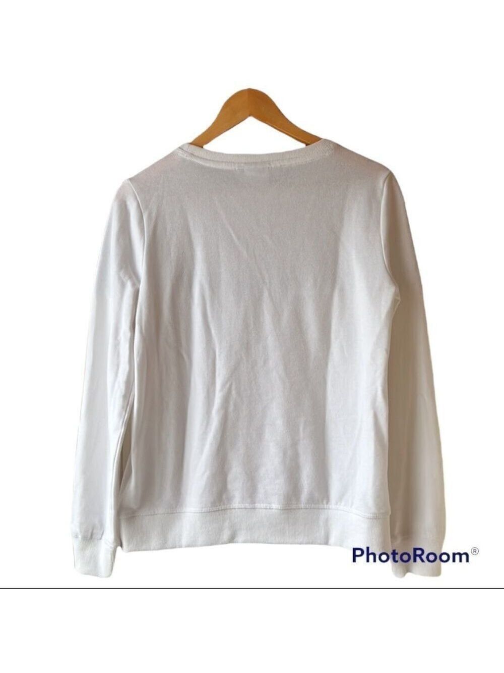 𝅺only Nordstrom White Sweatshirt Size Small - Picture 7 of 7